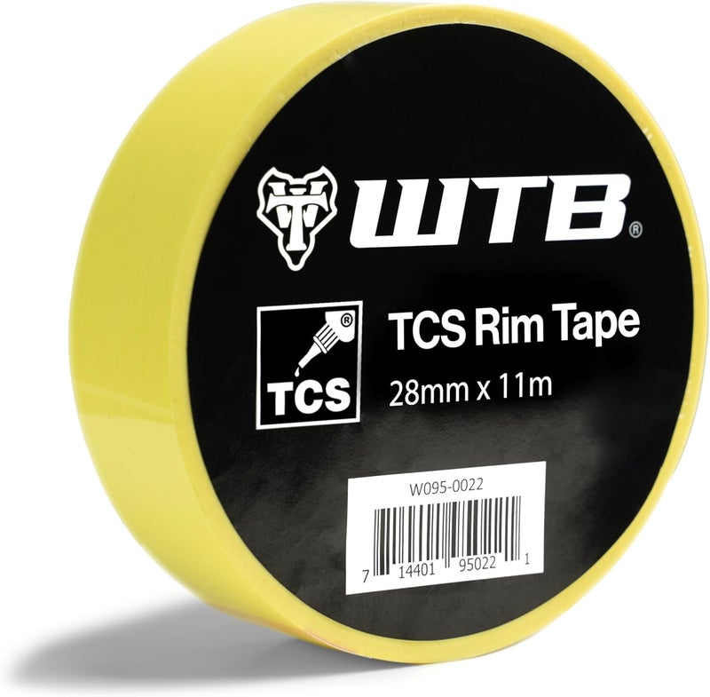 WTB Tubeless Bicycle Rim Tape (28mm x 11m) Easy Tubeless Setup & Airtight Seal, Compatible with All Tubeless Rims - Image 1